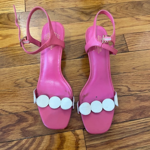 RARE: Charlotte Stone Millie Sandals size 8 - Picture 2 of 5